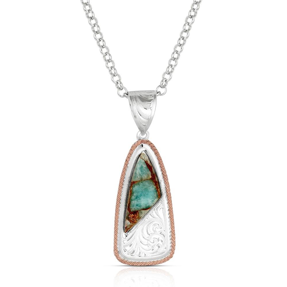 Montana Silversmiths Women's Shadowed Pines Turquoise Necklace