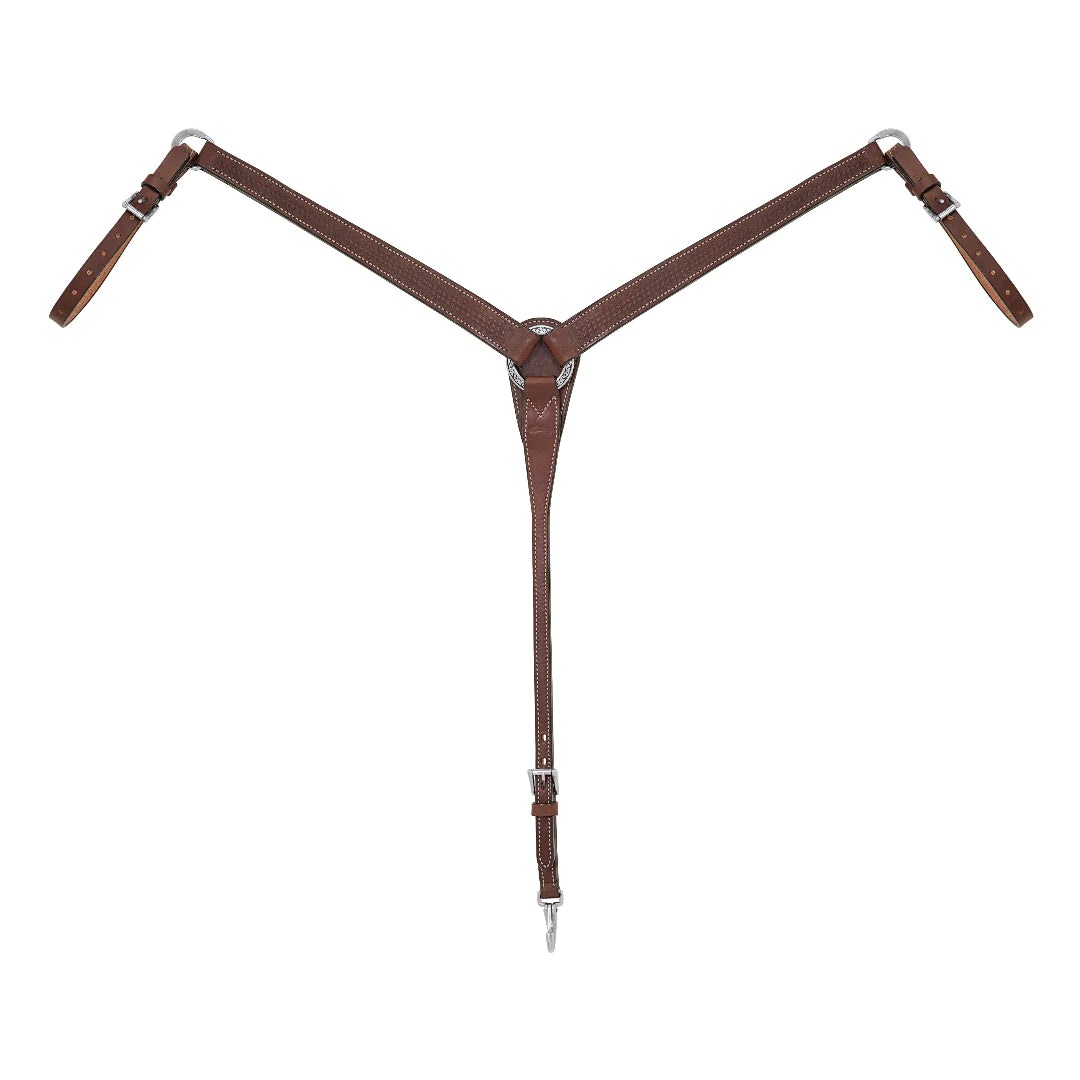 Weaver Basin Cowboy Tapered Breast Collar - Brown