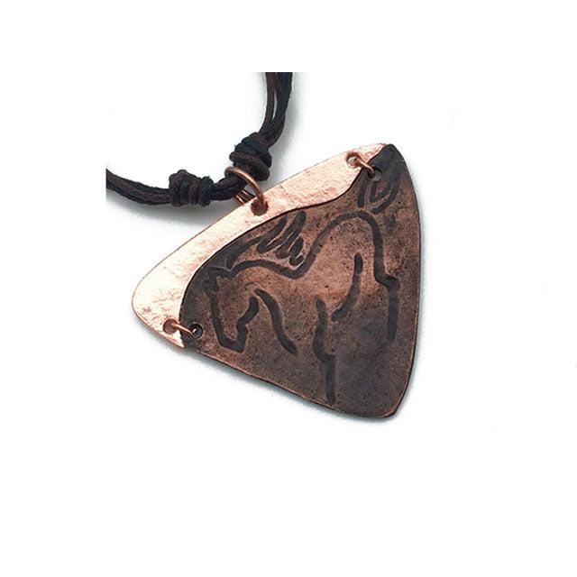 Anju Pewter Horse Necklace