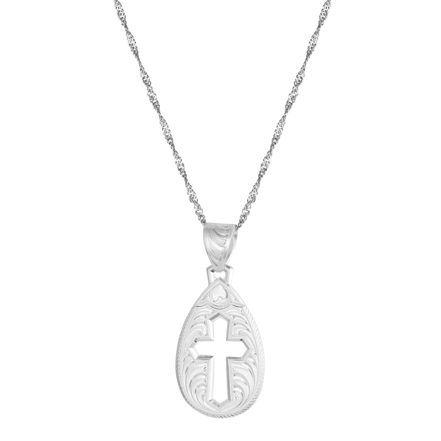 Montana Silversmiths Steadfast Faith Cross Necklace
