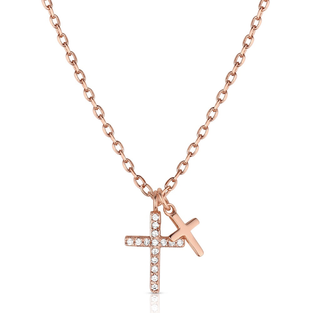 Montana Silversmiths Double Down Faith Necklace