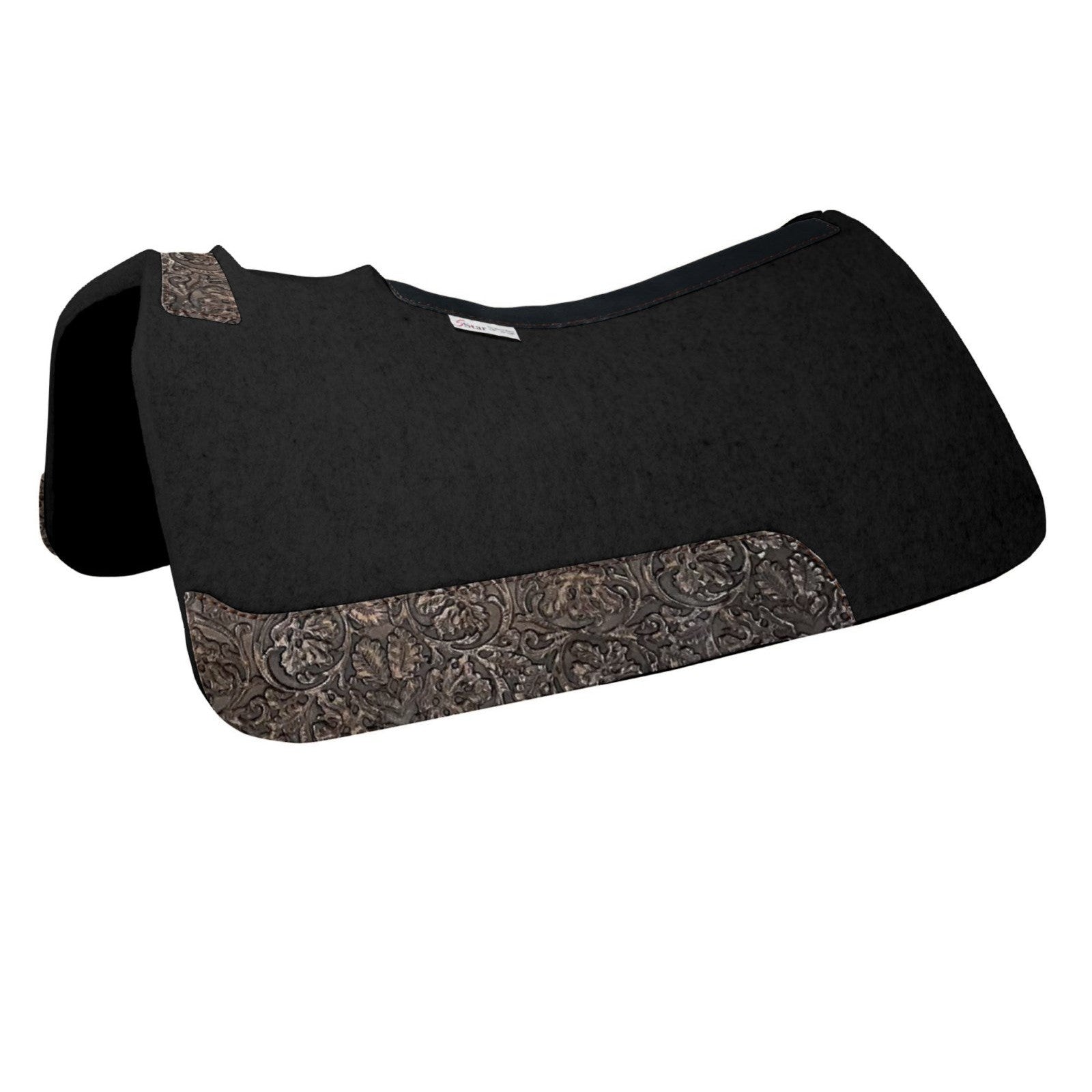 5 Star Equine 7 8 30 x30 All Around Saddle Pad Brown Cowboy Tooled