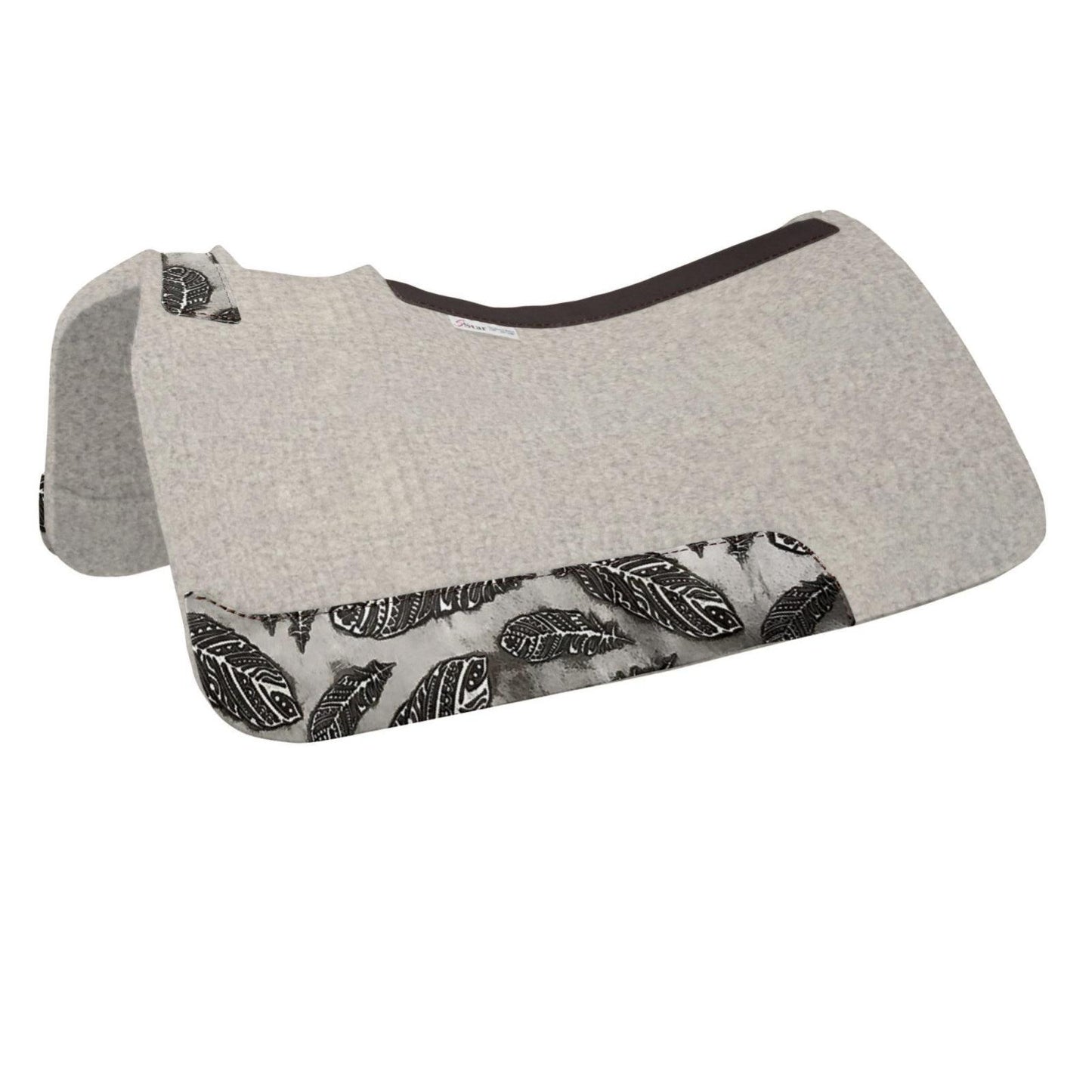 5-Star 3/4" Contoured Natural Barrel Pad-Antique Iron Feathers