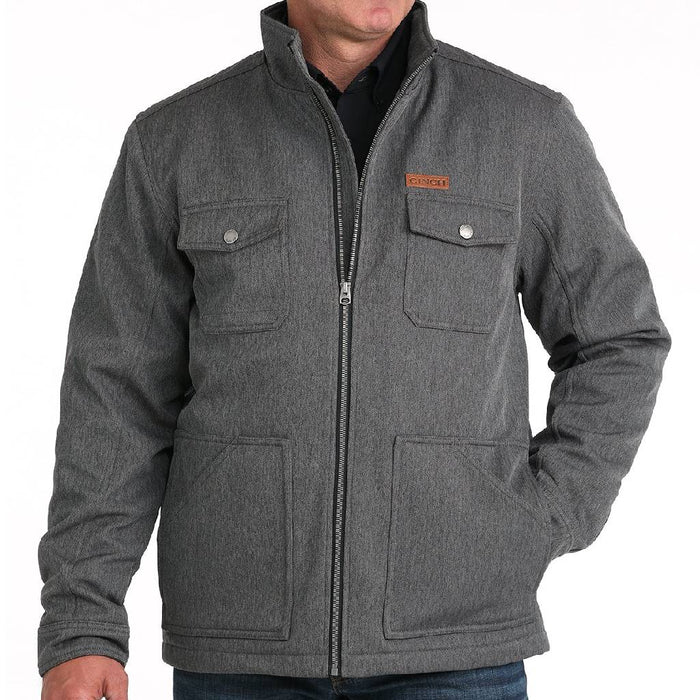Cinch Men's Long Sleeve Bonded Jacket- Black
