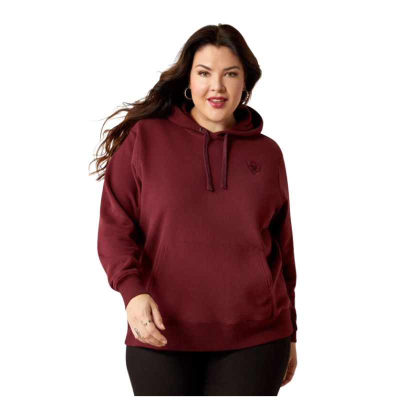 Ariat Women's 2.0 Long Sleeve Hoodie -  Tawny Port