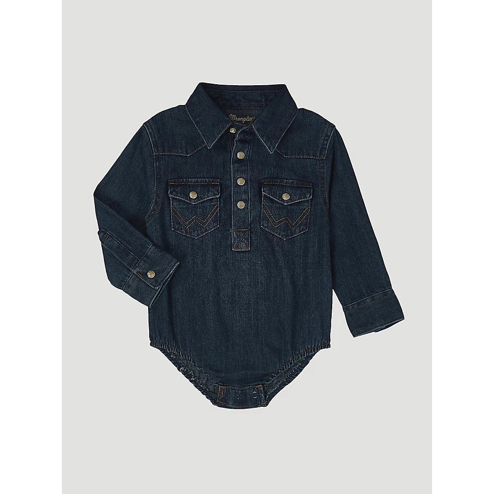 Wrangler Baby's Long Sleeve Bodysuit