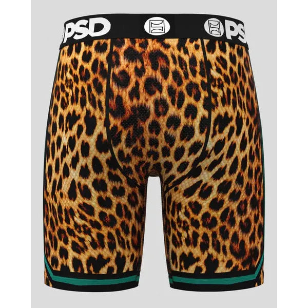 PSD Underwear Men's Wildin' Out Boxer Brief- Leopard Print