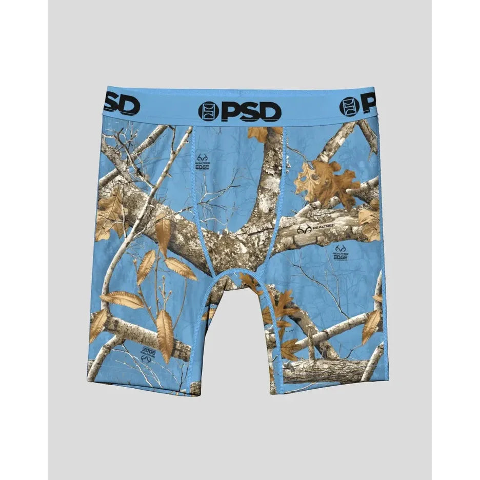 PSD Underwear Boy's Realtree Edge Boxer Briefs - Blue