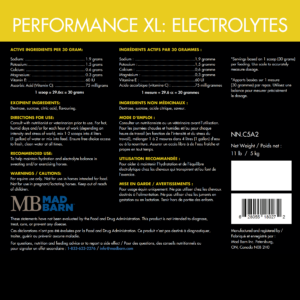 Mad Barn Performance XL Electrolytes