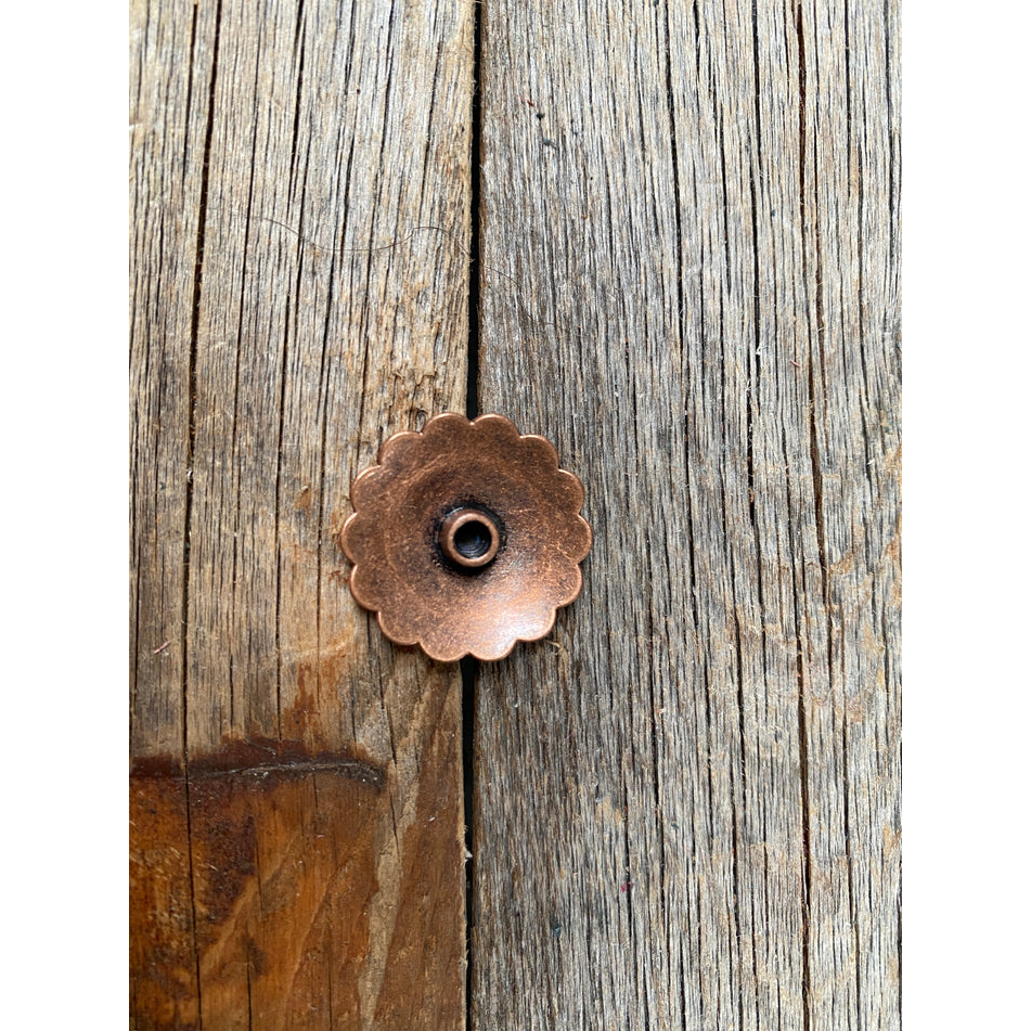 Rodeo Drive Copper Turquoise Concho - 1.5"