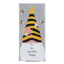 Save The Gnomes Little Things Dual Purpose Terry Towel