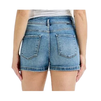 Risen Women's Tummy Control High Rise Bow Detailed Shorts - Medium
