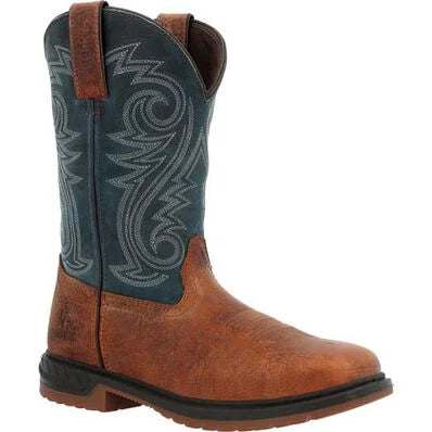 **Rocky Men's Brown 11" Western Boots - FINAL SALE