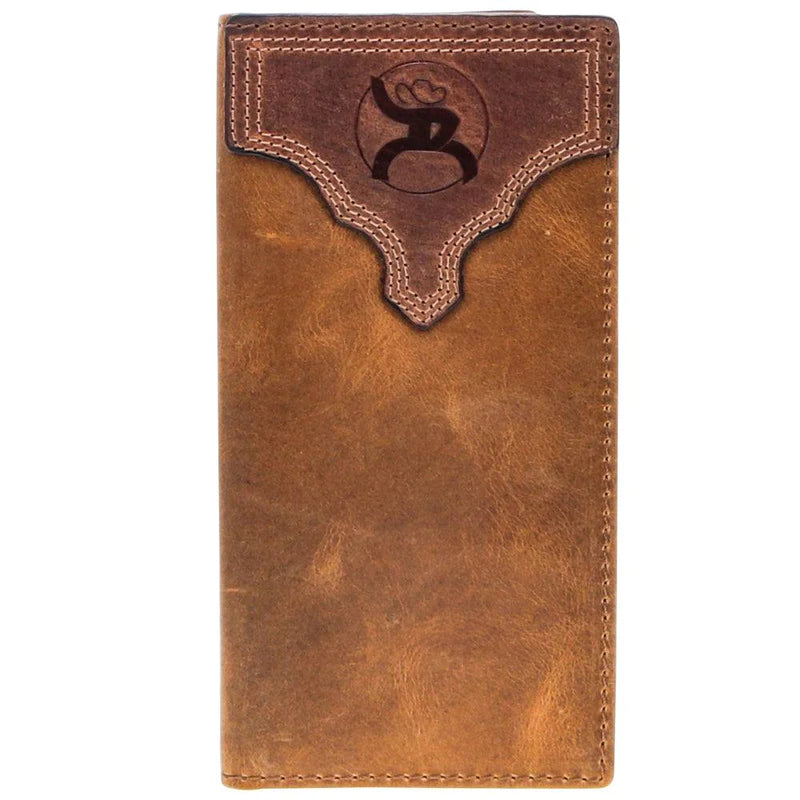 Hooey Men's Roughy Canyon Rodeo Wallet - Distressed Tan/Brown