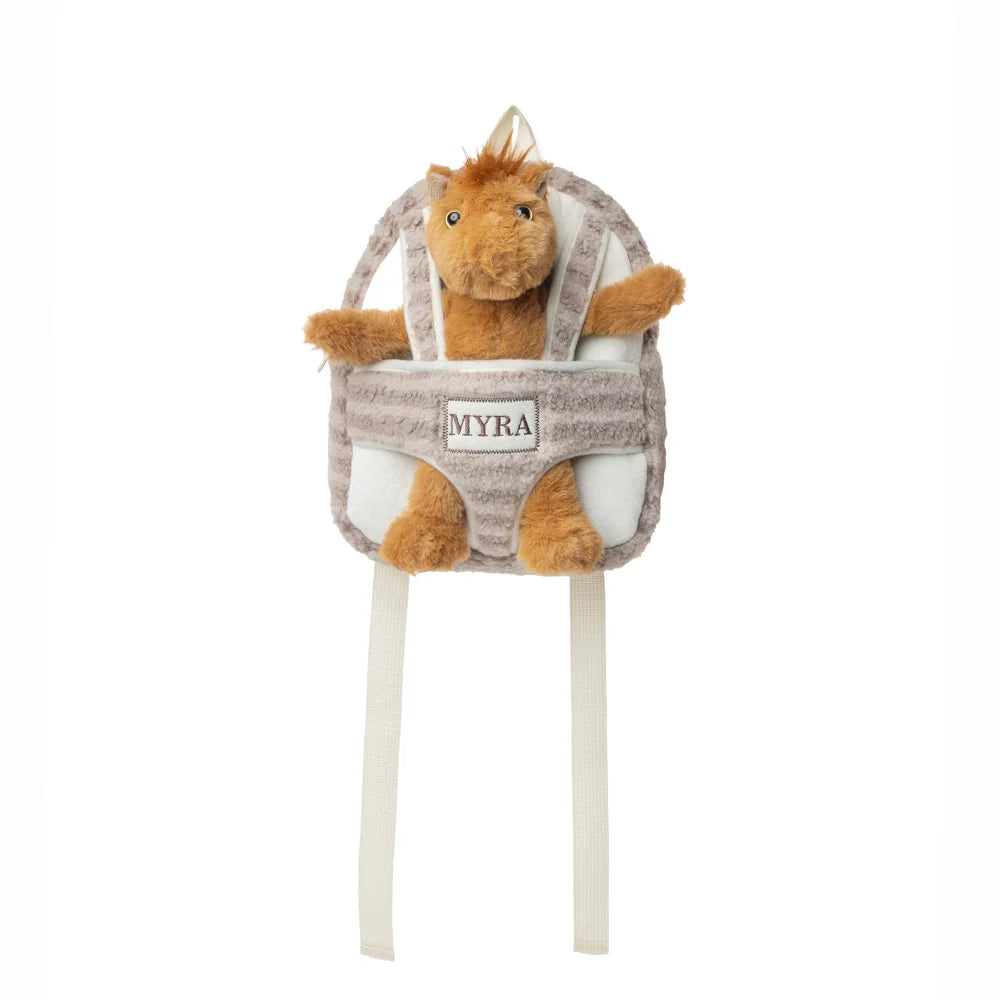 Myra WhinnyPal Kids Backpack- Toffee Brown