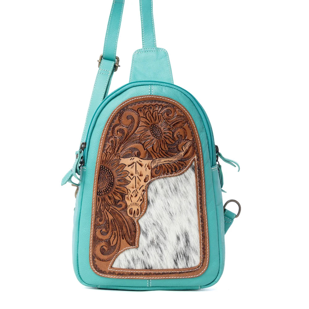 Myra Estancia Sling Bag- Blue