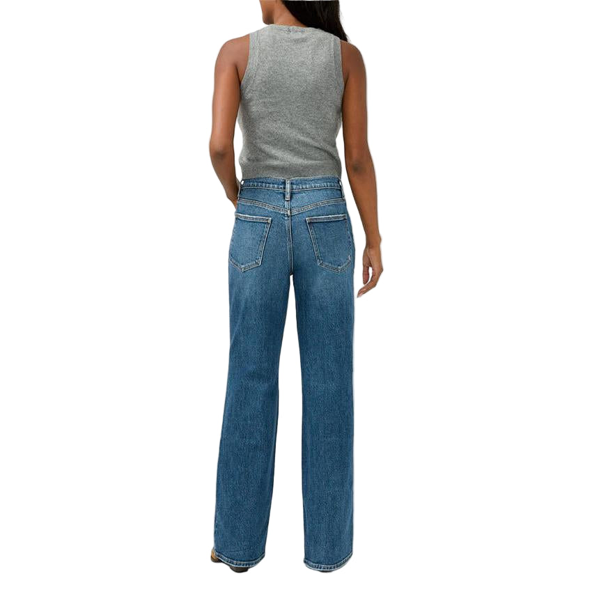 Silver Women's Baggy Midrise Bootcut Jeans - Acoustic