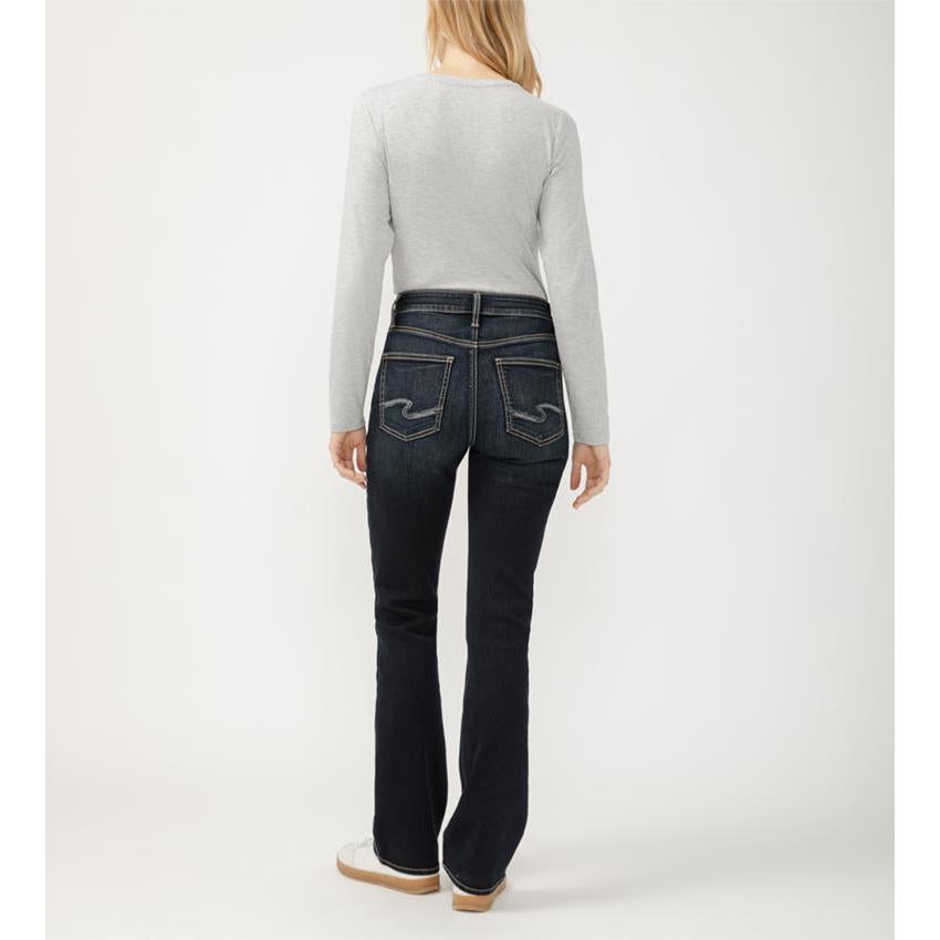 Silver Women's Avery High Rise  Slim Boot Cut Jean- Dakota