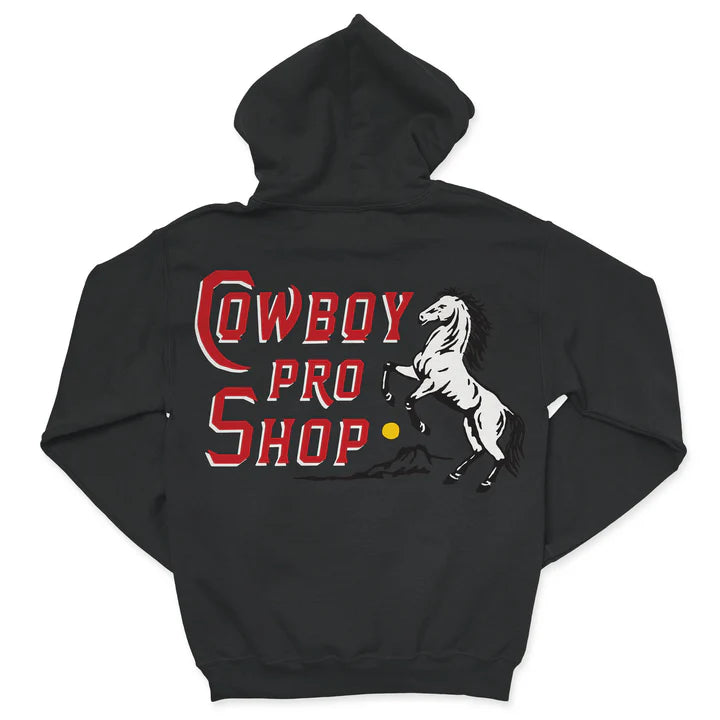 Sendero Men's Cowboy Pro Shop Hoodie - Vintage Black - Irvine Tack & Western Wear