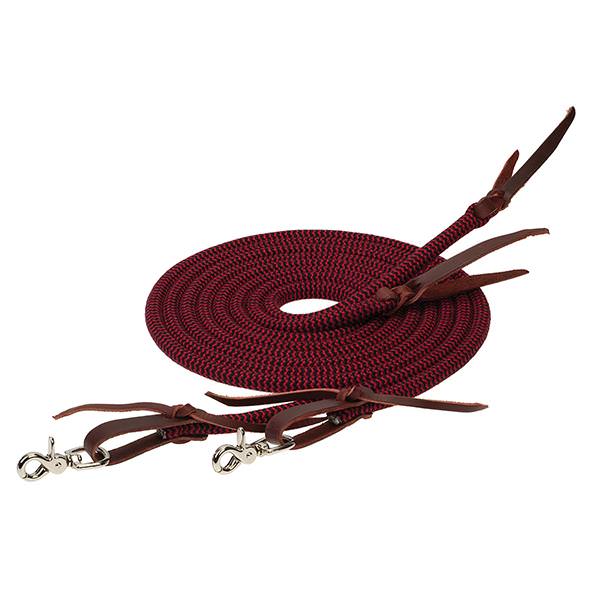 Weaver EcoLuxe Bamboo 1/2" x 8' Split Reins - Assorted Colours