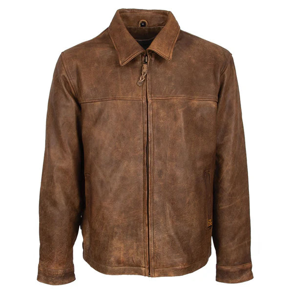 STS Youth Rifleman Leather Jacket - Chestnut