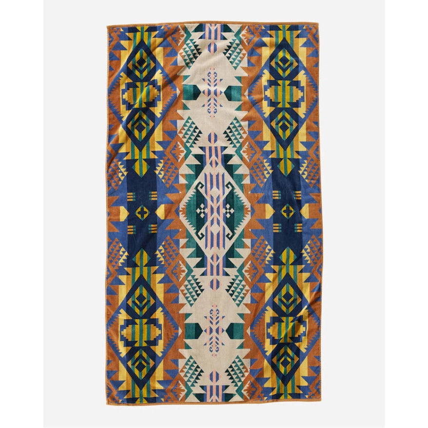 Pendleton Journey West Bright Spa Towel Red