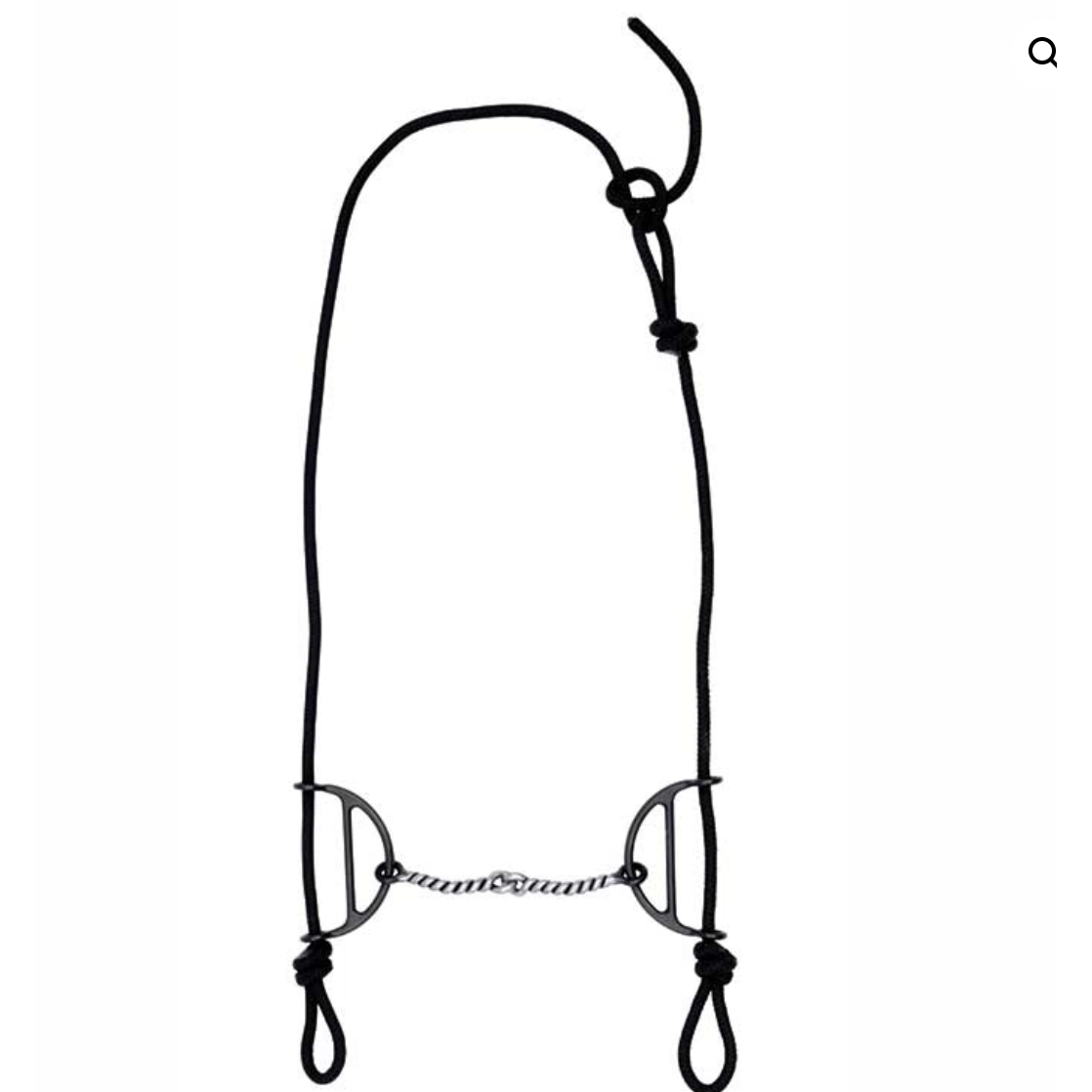 Metalab Twisted Wire Sliding Headstall Gag Bit
