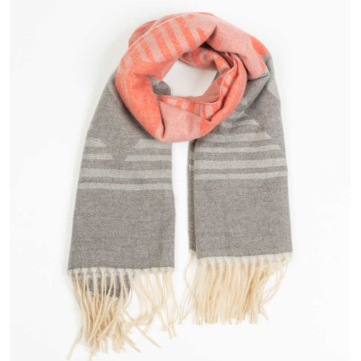 Edenborough Winter Scarf - Aztec Red