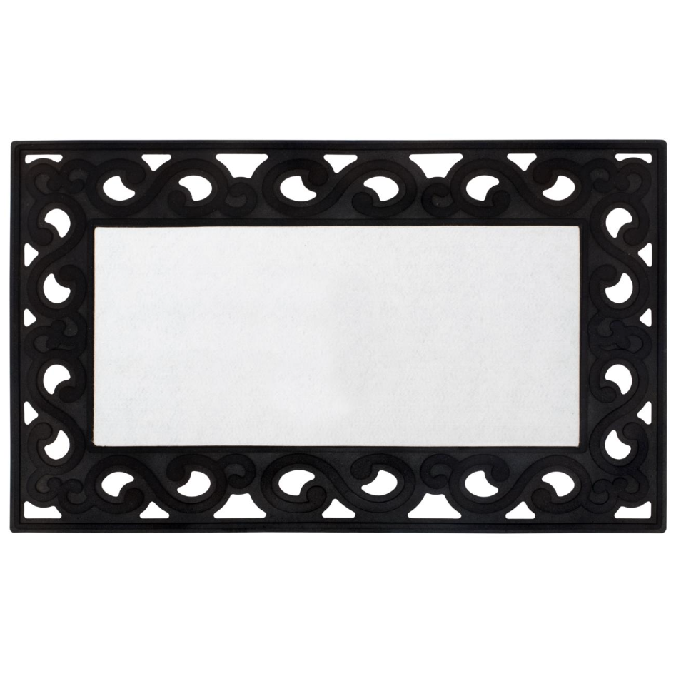 Edenborough Welcome Mat Border for Mini Mat - Black