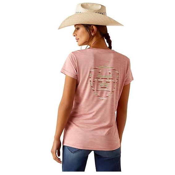 Ariat Women's Laguna Logo Short Sleeve T-Shirt - Dusty Rose