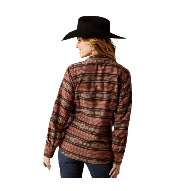 Ariat Women's Everyday Western Long Sleeve Shirt - Soft Silt Serape Print