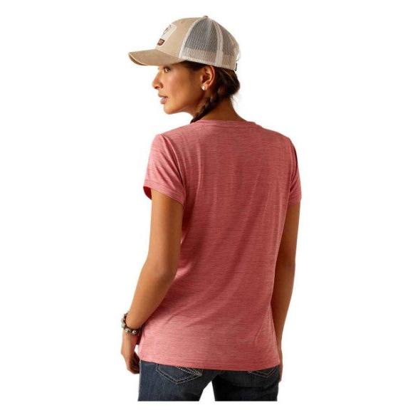 Ariat Women's Laguna Logo Short Sleeve T-Shirt - Slate Rose