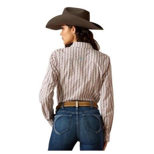 Ariat Women's Kirby Long Sleeve Stretch Shirt- Winsome Geo Print