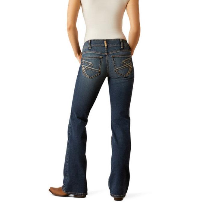 Ariat Women's Midrise Sonia Boot Cut Jeans- Ocean