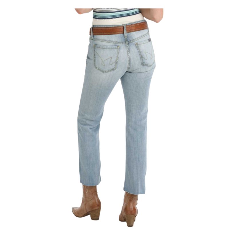 Cinch Women's Hannah Crop Jeans- Light Stone