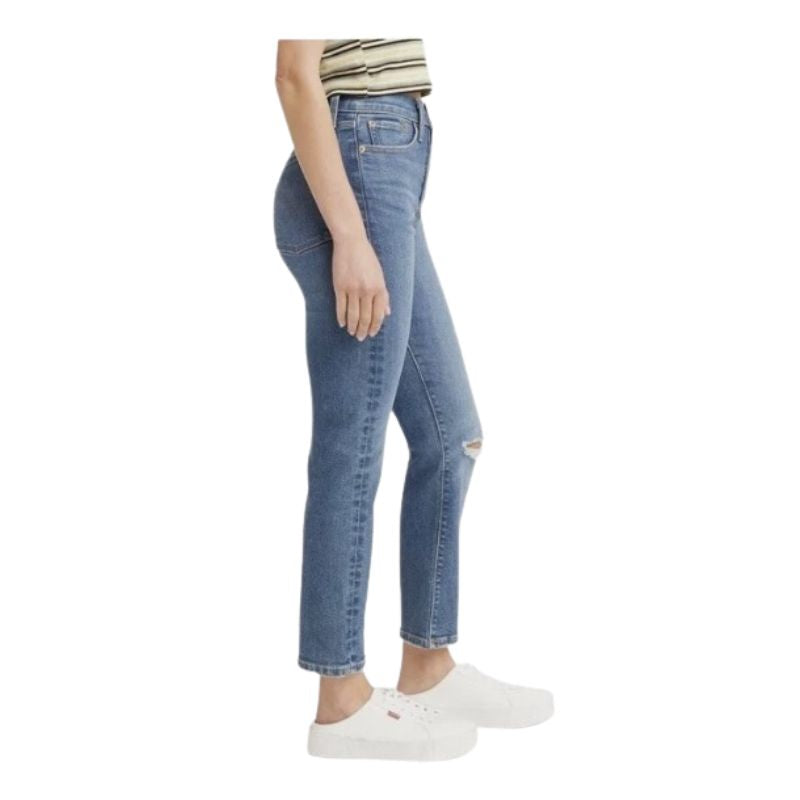 Levi Women's High Rise Wedgie Straight Jeans - Fall Star (Mid Wash)
