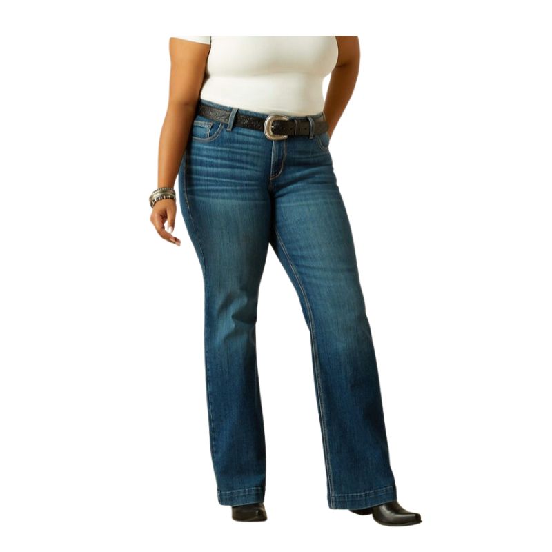 Ariat Women's Mid Rise Hasley Slim Trouser Jeans- Vermont
