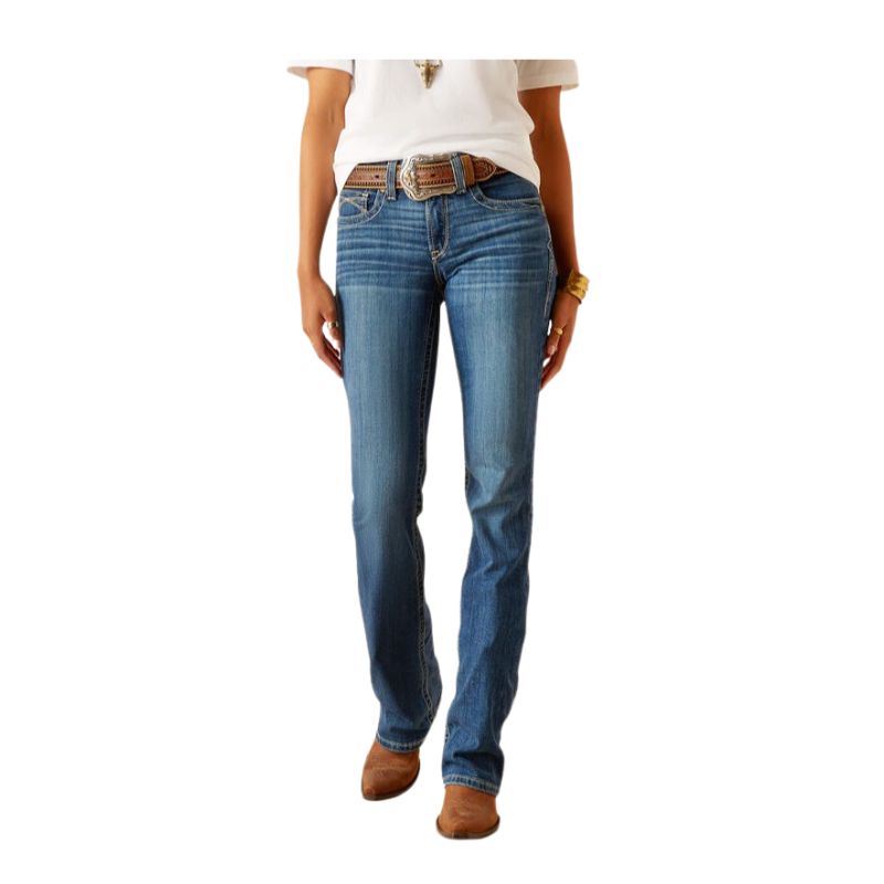 Ariat Women's Arrow Fit Perfect Rise Alina Boot Cut Jeans Vermont