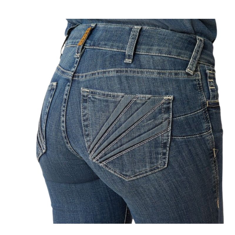 Ariat Women's Perfect Rise Christine Flare Jeans- Siren