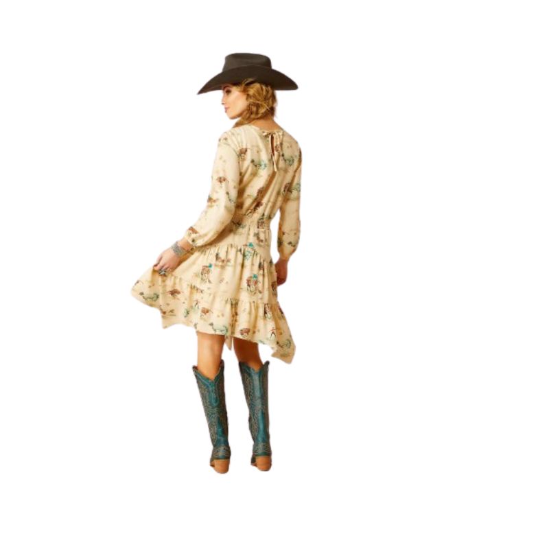 Ariat Women's Retro Ranch Print Dress