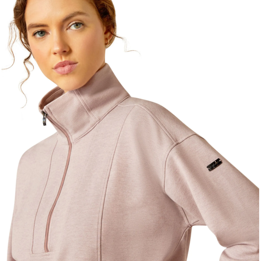 Ariat Women's Ryeland 1/2 Zip Sweatshirt - Purple Dove