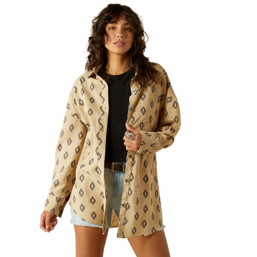 Ariat Women's Poppy Summer Overshirt Shirt - Assorted Colours