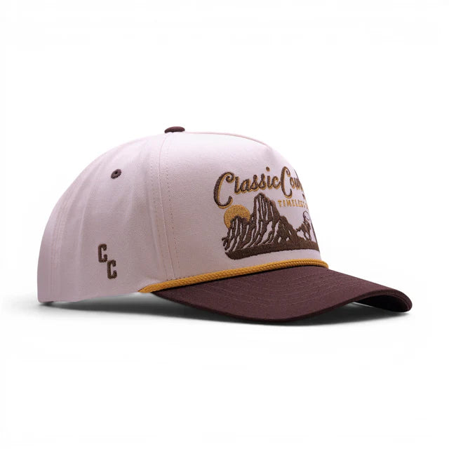 Classic Cowboy Unisex The Sierra Ball Cap - Brown