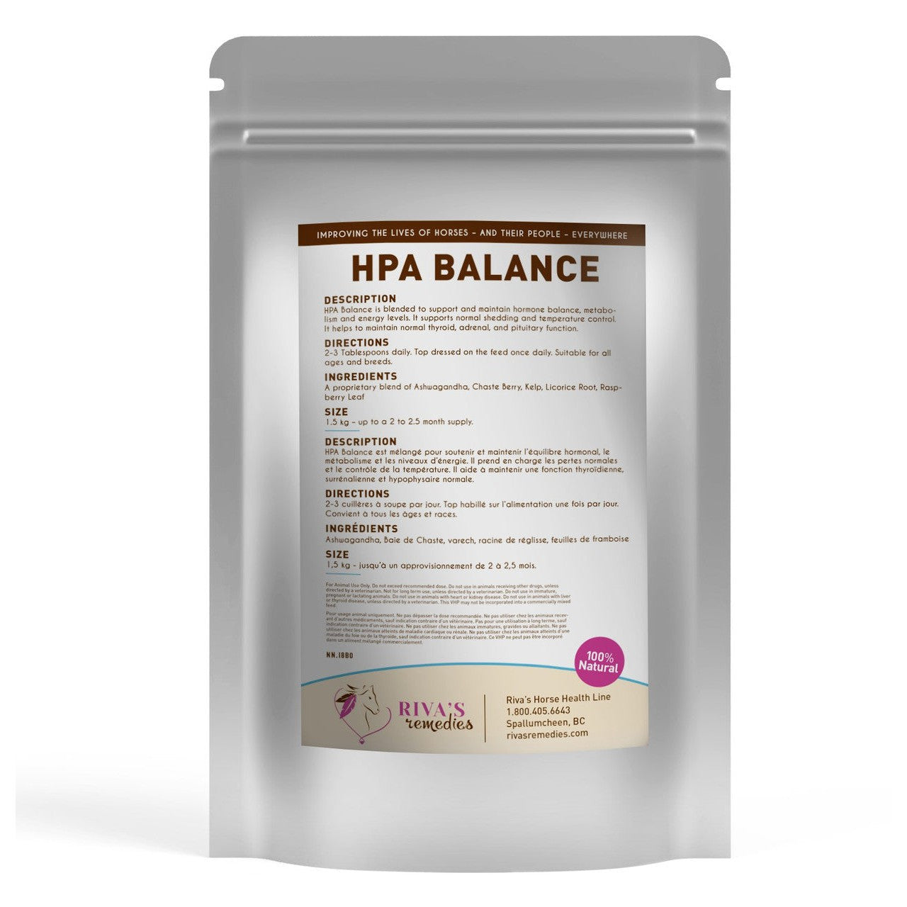 Riva's Remedies Equine HPA Balance - 1.5kg