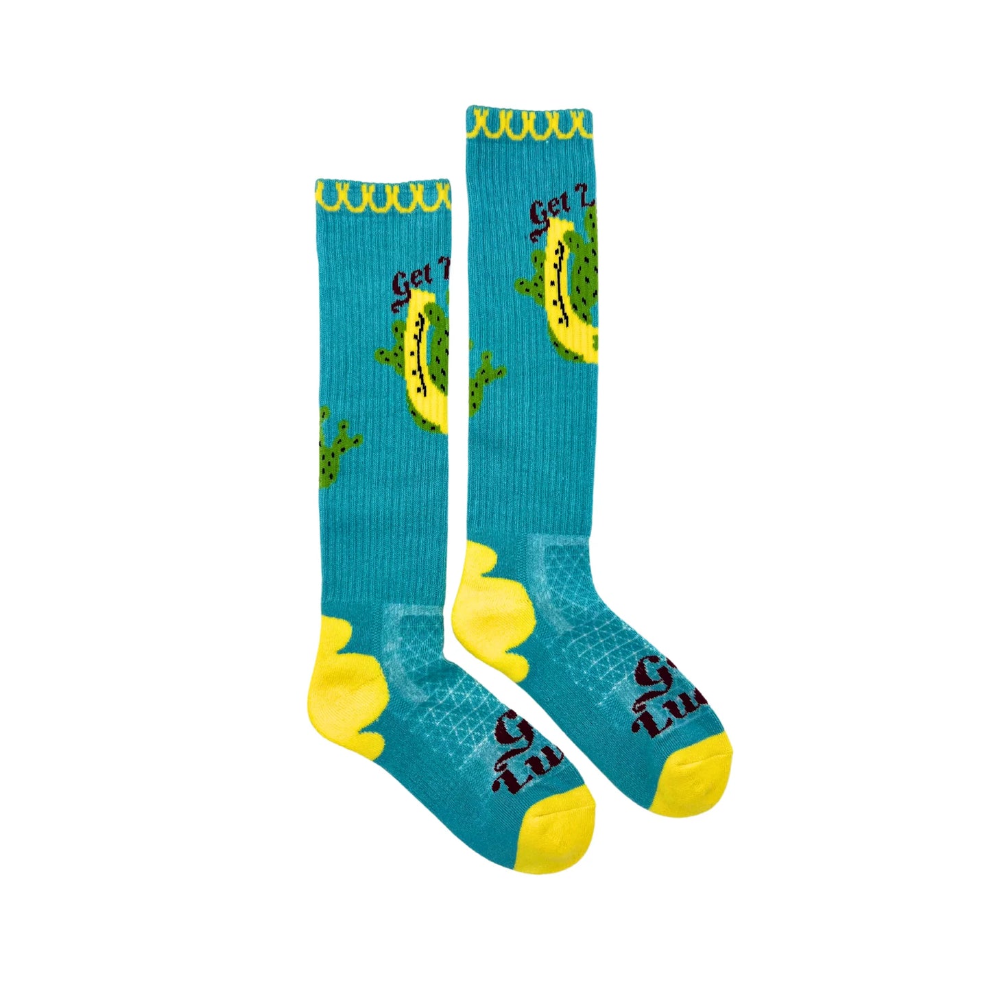Lucky Chuck Get Lucky Aqua Performance Boot Socks