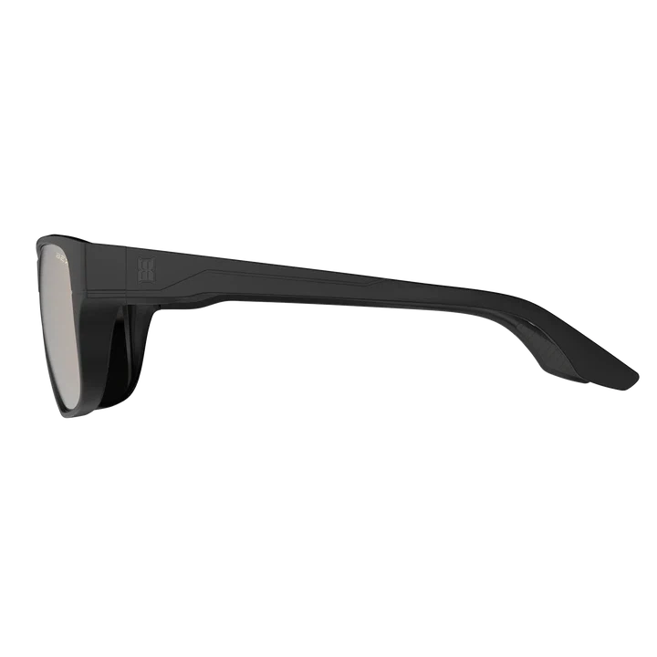 BEX Mica Sunglasses - Black/Brown (Silver Flash)