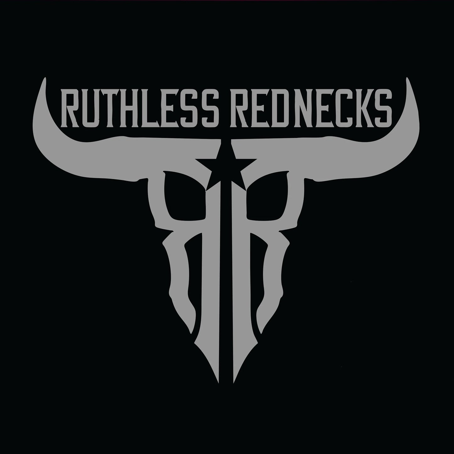 Ruthless Rednecks Raw Talent Short Sleeve Tee Shirt - Black/Silver