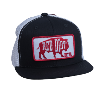 RDHC Youth Red Original Mesh Snapback Cap - Black/White