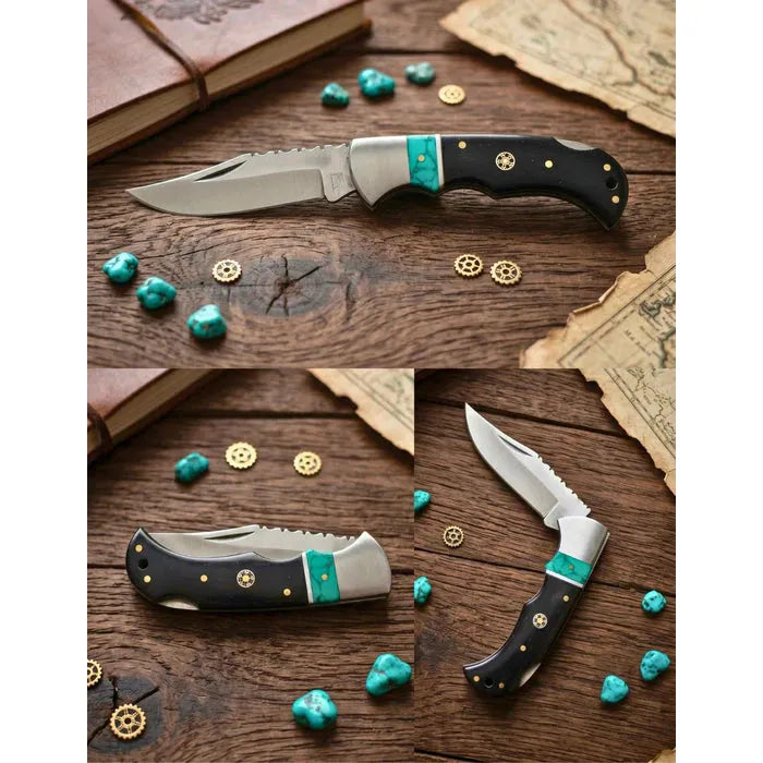 El Paso Horn & Turquoise Knife