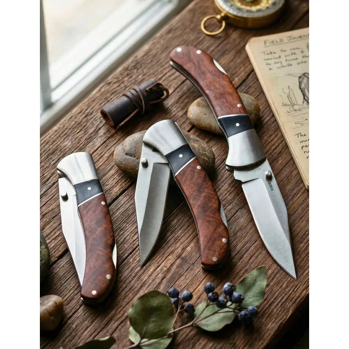 El Paso Wood Lock back Knife